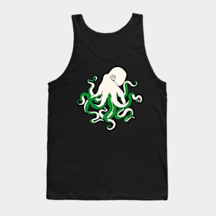 Green octopus. Tank Top